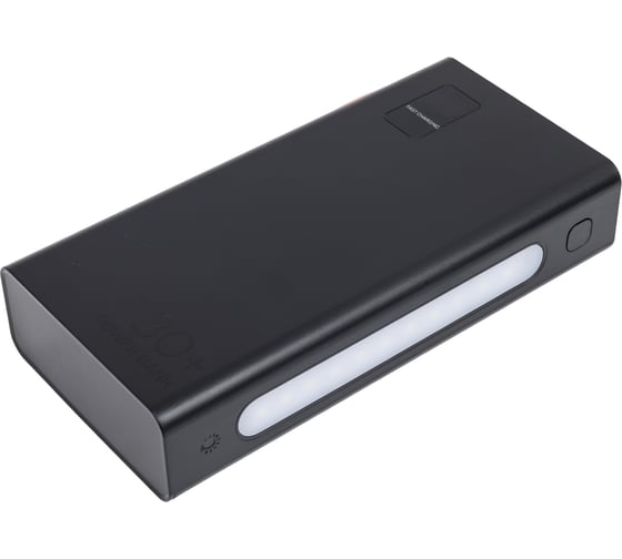 Внешний аккумулятор More Choice 30000mAh 2USB 2.1A PB22-30 с кабелем Black PB22-30 Black