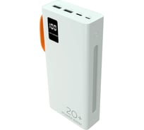 Внешний аккумулятор More Choice 20000mAh 2USB 2.1A PB22-20 с кабелем White PB22-20 White 33515659