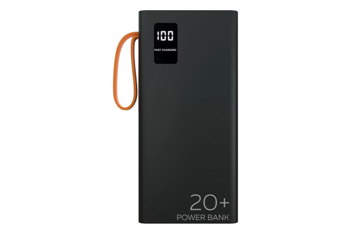 Внешний аккумулятор More Choice 20000mAh 2USB 2.1A PB22-20 с кабелем Black  PB22-20 Black - выгодная цена, отзывы, характеристики, фото - купить в  Москве и РФ