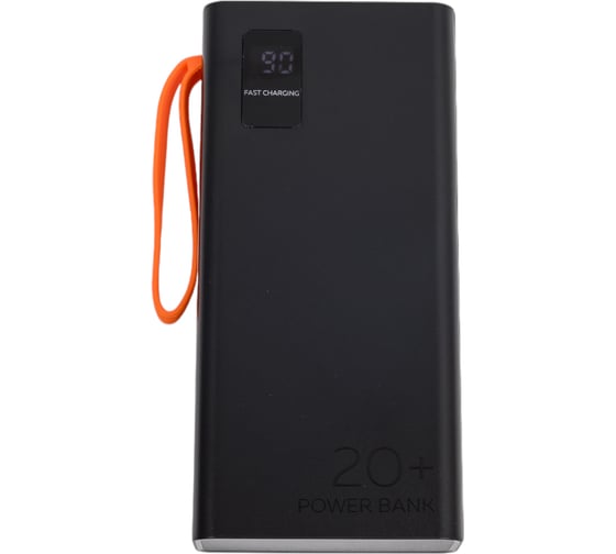 Внешний аккумулятор More Choice 20000mAh 2USB 2.1A PB22-20 с кабелем Black PB22-20 Black