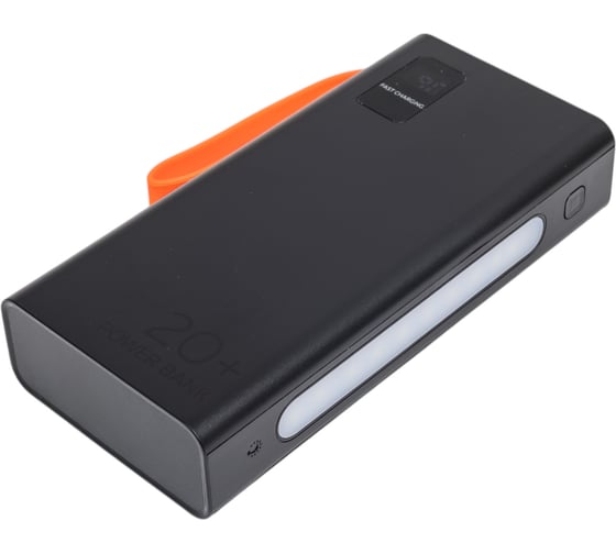 Внешний аккумулятор More Choice 20000mAh 2USB 2.1A PB22-20 с кабелем Black PB22-20 Black