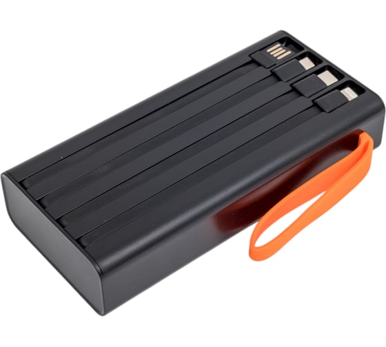 Внешний аккумулятор More Choice 20000mAh 2USB 2.1A PB22-20 с кабелем Black PB22-20 Black