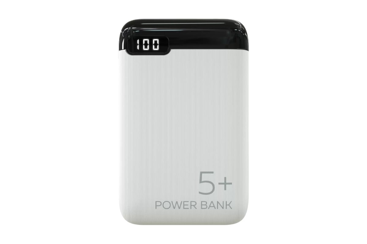 Внешний аккумулятор More Choice 5000mAh 2USB 2.1A PB19-05 White