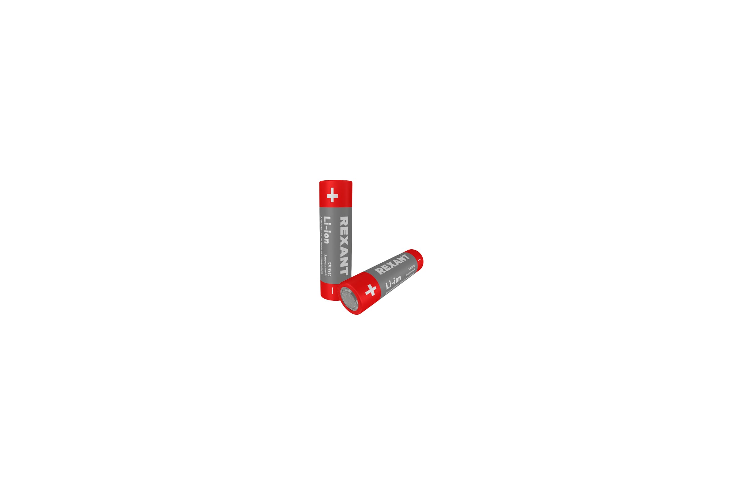 Аккумулятор REXANT Li-ion 18650, 3,7В, 2400мАч, с платой защиты, 2