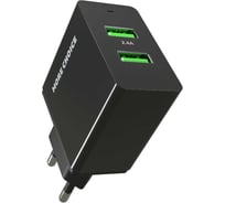 Сетевое зарядное устройство More Choice 2USB 2.4A NC11 Black