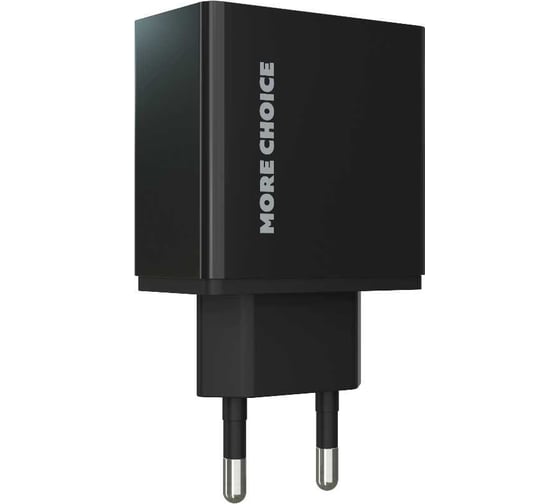 Сетевое зарядное устройство More Choice 2USB 2.4A NC11 Black