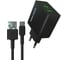 Сетевое зарядное устройство 2USB 2.4A для micro USB More Choice NC11m Black 1