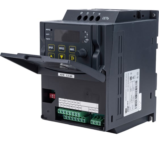 Преобразователь частоты IEK CONTROL-A310 380В, 3Ф 2,2 kW 5,1A CNT-A310D33V022TEZ