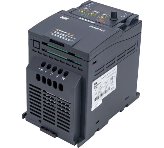 Преобразователь частоты IEK CONTROL-A310 380В, 3Ф 2,2 kW 5,1A CNT-A310D33V022TEZ