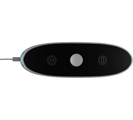 Беспроводное зарядное устройство More Choice 10W 3в1 смартфон, часы, наушники с кабелем Type-C 1м CW12 White