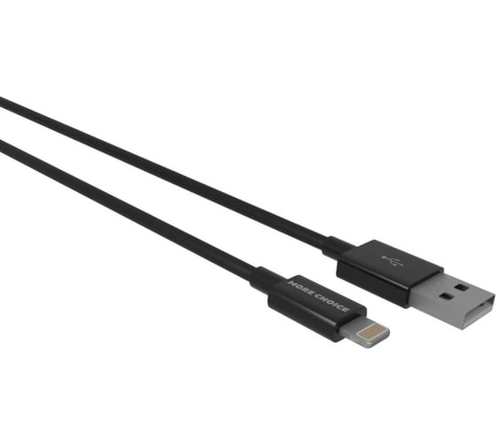 Сетевое зарядное устройство More Choice 2USB 3.0A QC3.0 быстрая зарядка для Lighting 8-pin NC69i Black