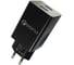 Сетевое зарядное устройство More Choice 2USB 3.0A QC3.0 быстрая зарядка для Lighting 8-pin NC69i Black 1