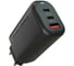 Сетевое зарядное устройство More Choice1USB+2Type-C 3.0A PD 65W быстрая зарядка NC79 Black 2