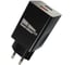 Сетевое зарядное устройство More Choice 2USB 3.0А QC3.0 быстрая зарядка для Type-C NC69a Black 1