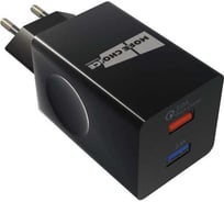 Сетевое зарядное устройство More Choice 2USB 3.0A QC3.0 быстрая зарядка NC69 Black