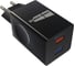 Сетевое зарядное устройство More Choice 2USB 3.0A QC3.0 быстрая зарядка NC69 Black 1