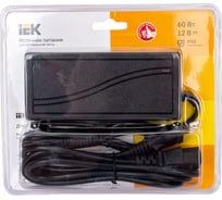 Драйвер IEK LED ИПСН, 60Вт, 12В, сетевая вилка-блок-JacK, 5.5мм, IP20 LSP2-060-12-20-11