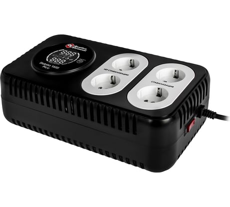 Стабилизатор напряжения QUATTRO ELEMENTI Stabilia 1500 Pico (1500 ВА, 160-280 В, компактный) 917-742