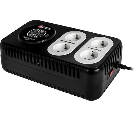 Стабилизатор напряжения QUATTRO ELEMENTI Stabilia 2000 Pico (2000 ВА, 160-280 В, компактный) 917-759