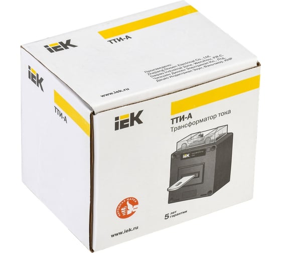 Трансформатор IEK ТТИ-А 300/5А, 5ВА, класс точности 0.5, ИЭК ITT10-2-05-0300