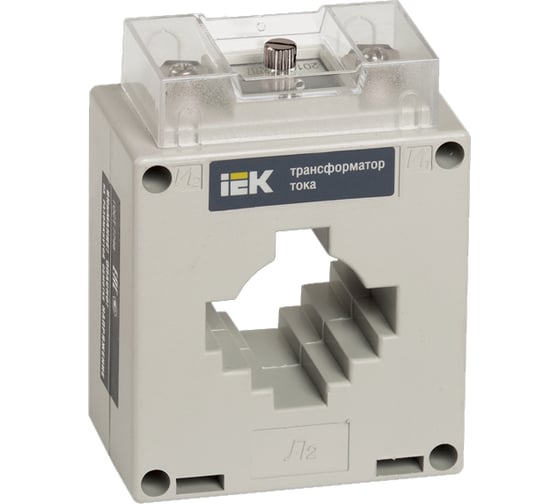 Трансформатор тока IEK ТШП-0,66 300/5А, 5ВА, класс 0,5S, габарит 30 ITB20-3-05-0300 1