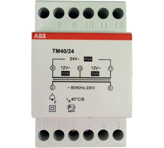 Звонковый трансформатор ABB TM40/24 2CSM228785R0802
