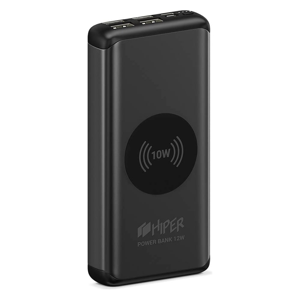 Внешний аккумулятор HIPER с беспроводной зарядкой Li-Pol 20000 mAh NANO X2  SPACE GRAY - выгодная цена, отзывы, характеристики, фото - купить в Москве  и РФ