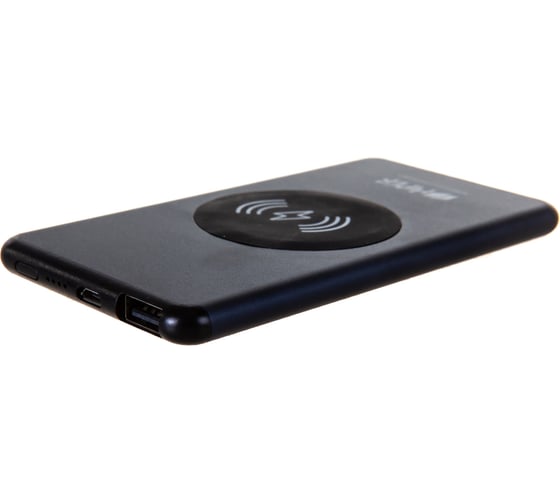 Внешний аккумулятор HIPER с беспроводной зарядкой Li-Pol 5000 mAh QI 5W 2.4A NANO V DARK BLUE