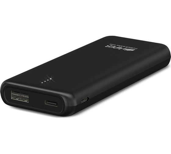 Внешний аккумулятор HIPER Li-Pol 10000 mAh 2.4A+2.4A 2xUSB 1xType-C черный PSL10000 BLACK