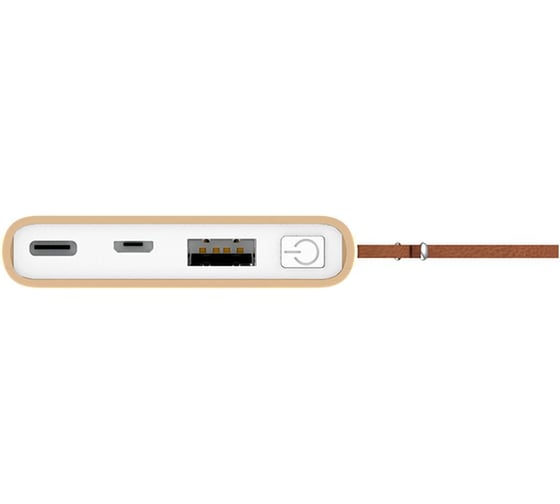 Внешний аккумулятор HIPER Li-Pol 5000 mAh 2.1A 2xUSB 1xType-C розовый TRAVEL 5K PEACH