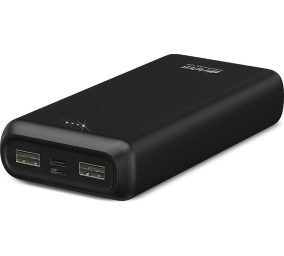 Внешний аккумулятор HIPER Li-Pol 20000 mAh 2.4A+2.4A 2xUSB 1xType-C черный PSL20000 BLACK