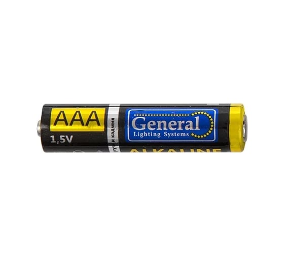 Батарейка General Lighting Systems GBAT-LR03 AAA щелочная 24шт 800554