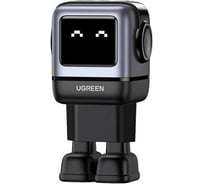 Сетевое зарядное устройство UGREEN Nexode Robot 65Вт 2xUSB-C, 1xUSB-A, GaN, цвет серый космос 25685B