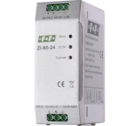 Блок питания Евроавтоматика F&F, внутренняя защита от замыкания,перегрузки,перенапряжения и перегрева ZI-60-24 EA11.001.002