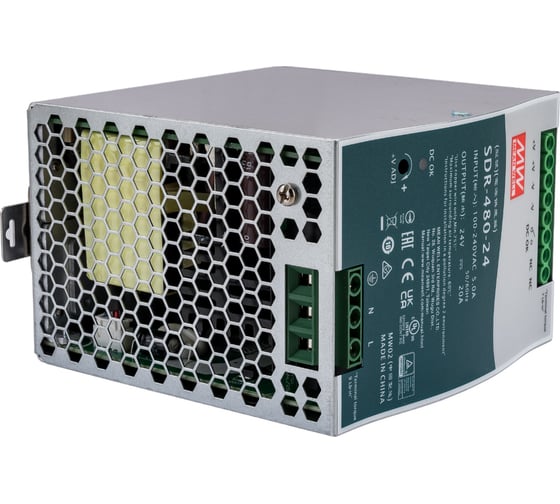 Источник питания Mean Well AC/DC SDR-480-24 480Вт Т00288601