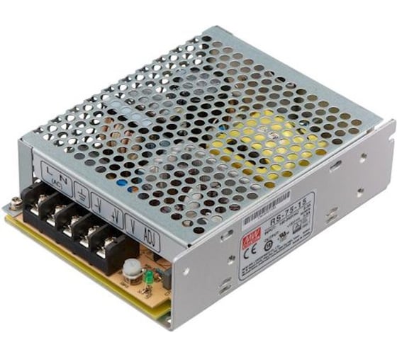 Источник питания Mean Well AC/DC RS-75-15 Т00169991