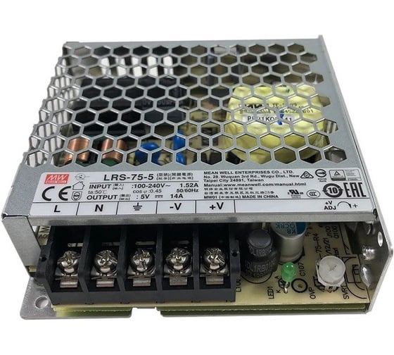 Источник питания Mean Well AC/DC LRS-75-5 Т02293041
