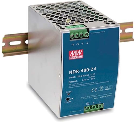 Источник питания Mean Well AC/DC NDR-480-48 Т02290108 1