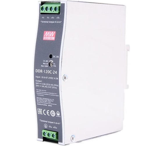 DC/DC преобразователь DDR-120C-48 Mean Well Т03039550