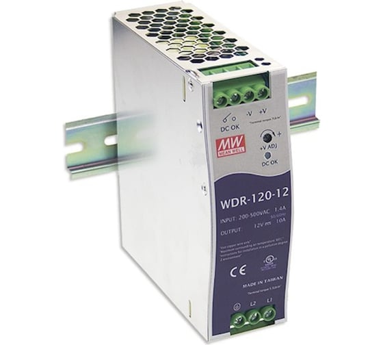 Источник питания Mean Well AC/DC WDR-120-12 120Вт Т00297181 1