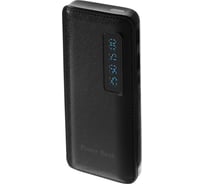 Внешний аккумулятор Luazon 7500 мАч, 2 USB, 1 А, дисплей, фонарик, чёрный 4311115