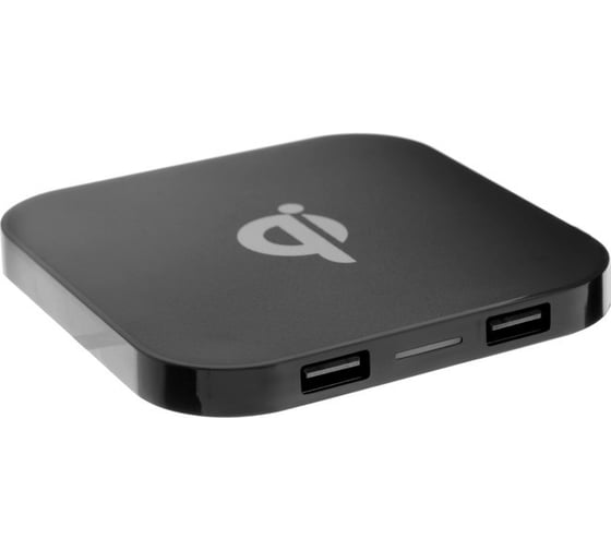 Беспроводное зарядное устройство Luazon модель LCC-78, 1 А, 2 USB, USB-microUSB, черное 4363474