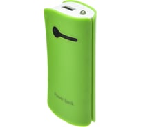 Внешний аккумулятор Luazon 3600 мАч, USB, 1 А, индикатор зарядки, зелёный 4311094