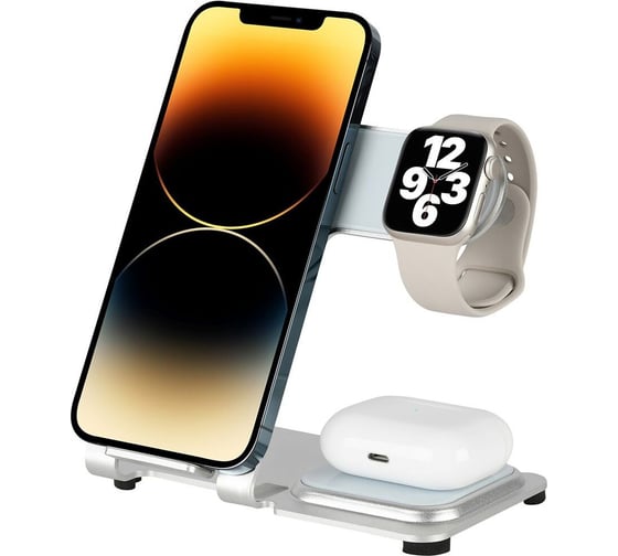 Беспроводное зарядное устройство TFN StandTrio 22.5W Apple wh TFN-QI24