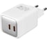 Сетевое зарядное устройство TFN GAN C+C 45W Dual, без кабеля, white TFN-WC-CC-45W-WH 1