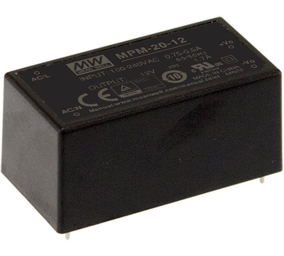 Источник питания AC/DC Mean Well MPM-20-5 Т02870976