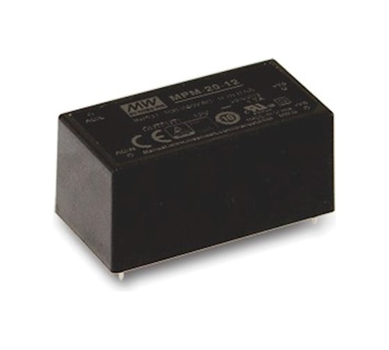 Источник питания Mean Well AC/DC MPM-20-5 20Вт Т02870976 1