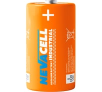 Элемент питания алкалиновый NevaCell батарейка industrial D LR20, 2 штуки 4687205314840