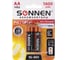 Аккумуляторные батарейки SONNEN АА HR06 Ni-Mh 1600mAh 2шт в блистере 454233 1
