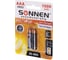 Аккумуляторные батарейки SONNEN ААA HR03 Ni-Mh 1000mAh 2шт в блистере 454237 9